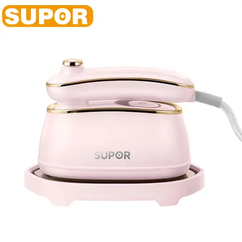 SUPOR 휴대용 의류 스티머, 가정용 전기 스팀 청소기, 접이식 진드기 제거 플랫 다림질 기계, 2 다리미, 신제품