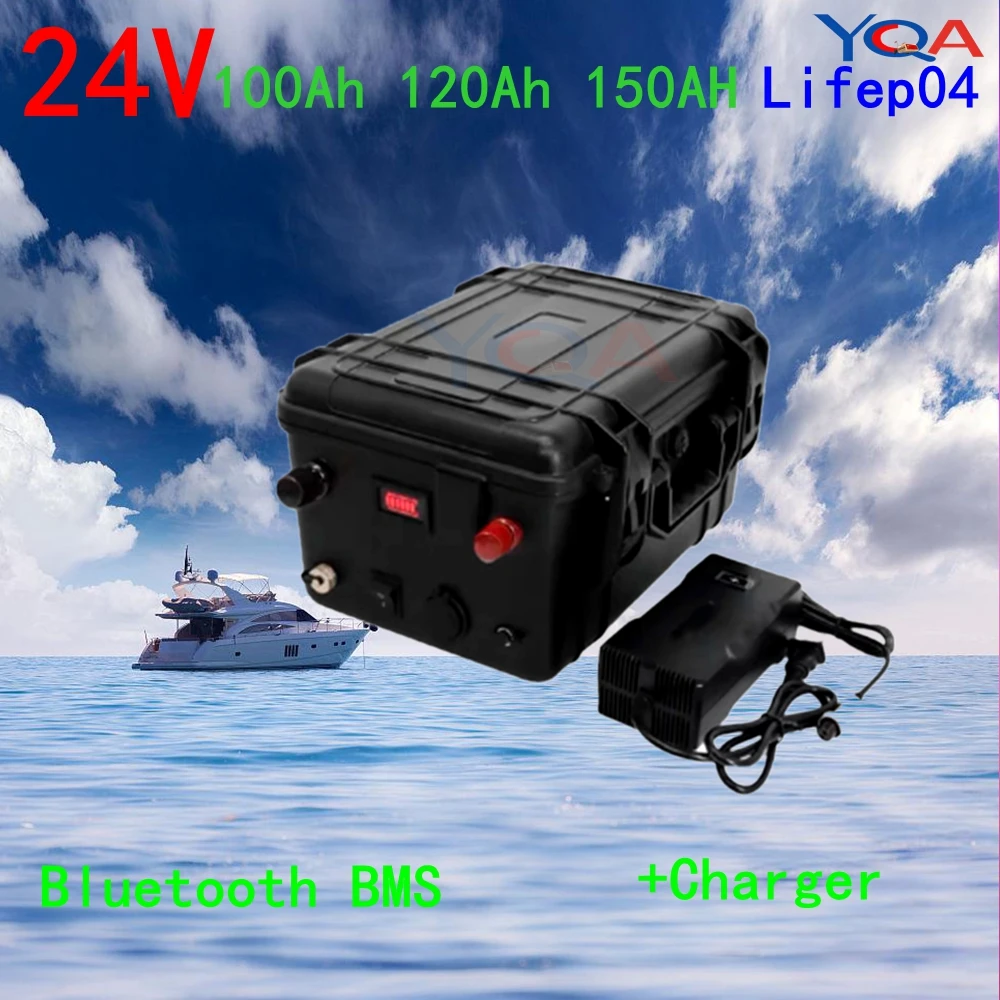 

24V LiFePO4 Battery 100AH/120AH/150AH - 24V Lifepo4 Lithium Iron Phosphate Battery for Renewable Energy Systems