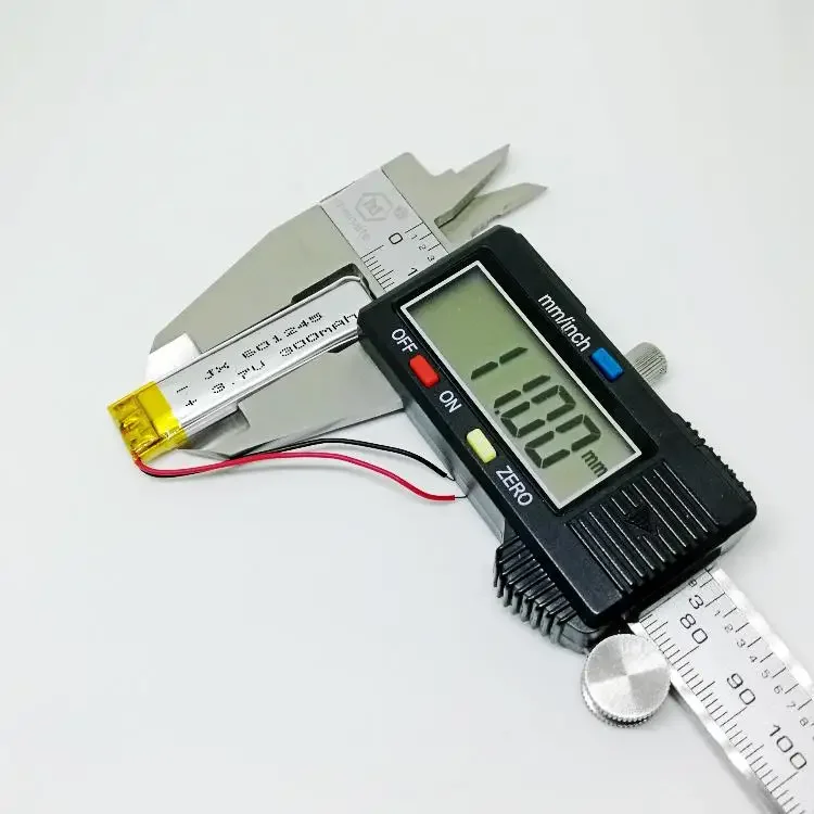 Batteria al litio polimerica da 3,7 V di grande capacità per auricolare Bluetooth 601245   penna da registrazione, penna, batteria ricaricabile generale