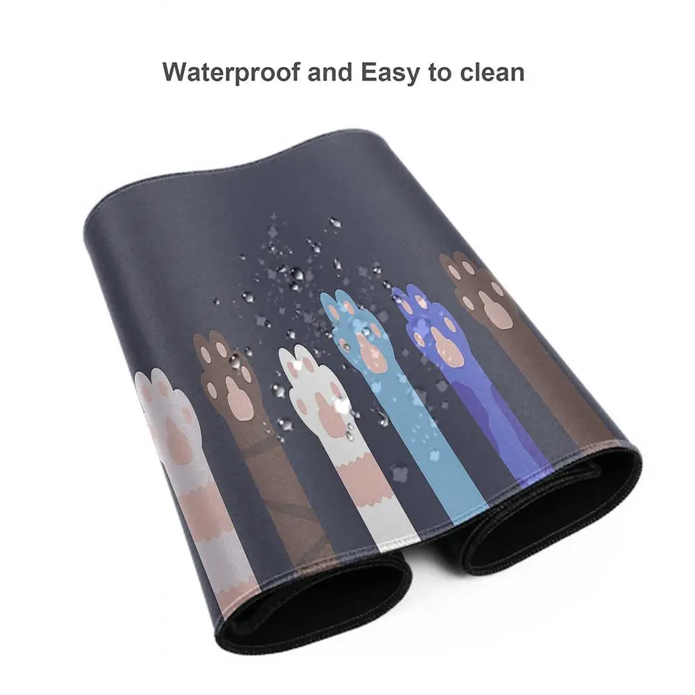 Cartoon Cat Claw Kawaii Pink Mousepad Mouse Mat With Pad gaming accessories Prime Gaming XXL Keyboard Pad Stitch Padding Mat