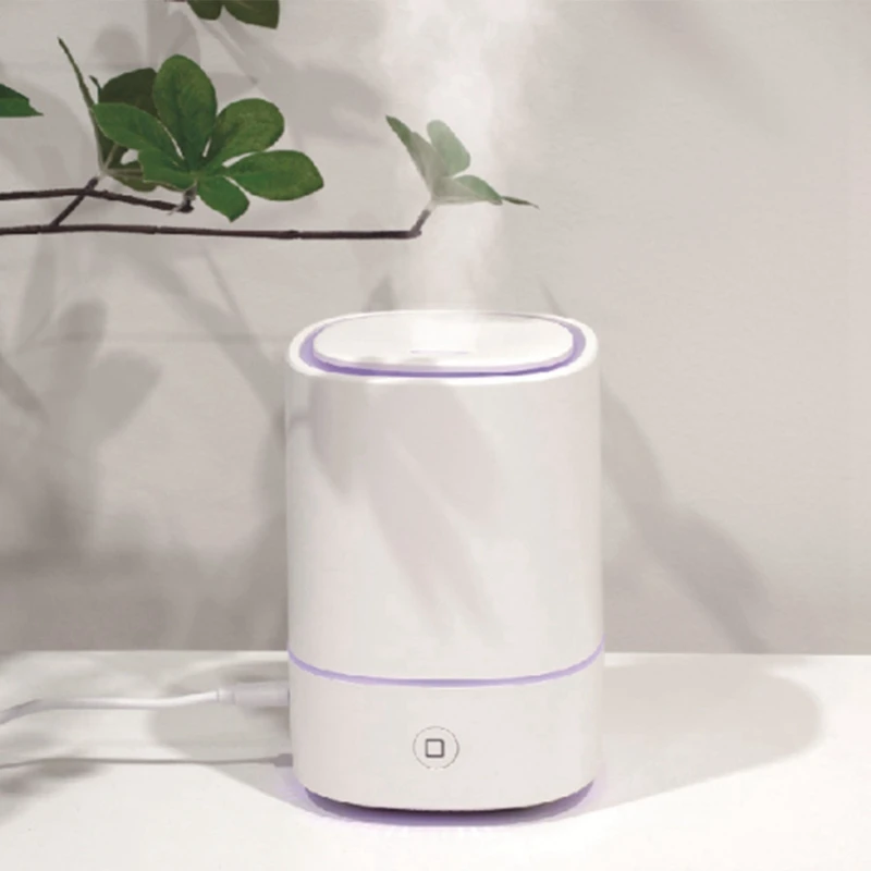 Mini Seven-Color Ambiance Light Humidifier Office Desktop Silent Aromatherapy Atomizer Bedroom Essential Aromatherapy Ultrasonic
