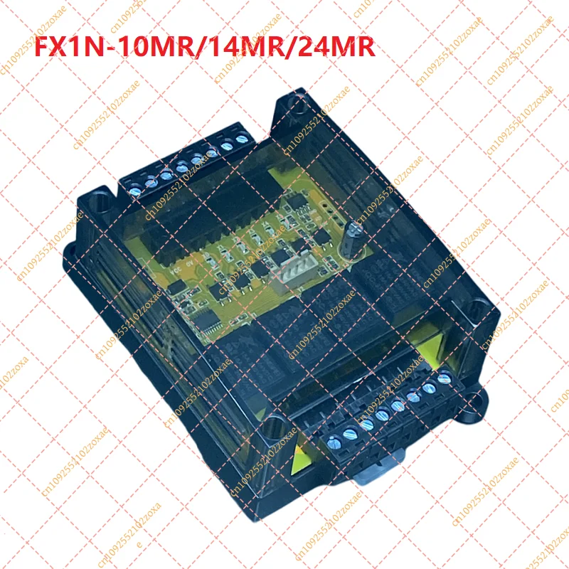 FX1N-10MR FX1N-14MR FX1N-24MR PLC Board With Base Shell Program Cable Analog 0-10V 2AD+1DA TTL Terminal DC18-28V Relay Output