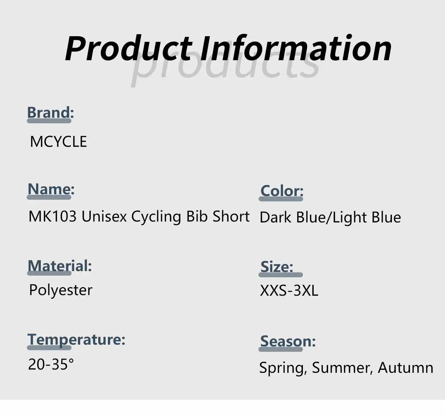 Mcycle Heißer Verkauf Fahrrad Trägerhose Neues Design Hoch taillierte Fahrradshorts für Männer Atmungsaktive gepolsterte Trägerhose Radfahren – Detail 3