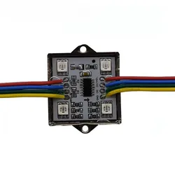 Matriz direccionable WS2801, módulo de píxeles de 4 LED, resistente al agua IP65, 20 unidades