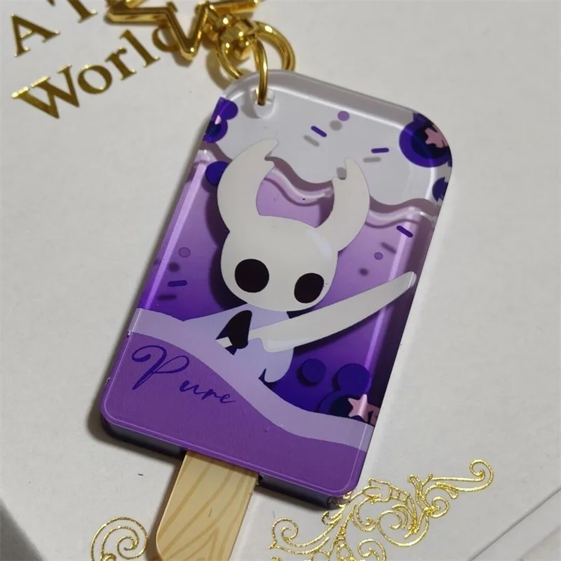 ゲーム ホロウナイト: シルクソング ホーネット グリム ワーム ピュア コスプレ キーホルダー アクリルキーリング オーナメント キーチェーン アクセサリー かわいい小道具