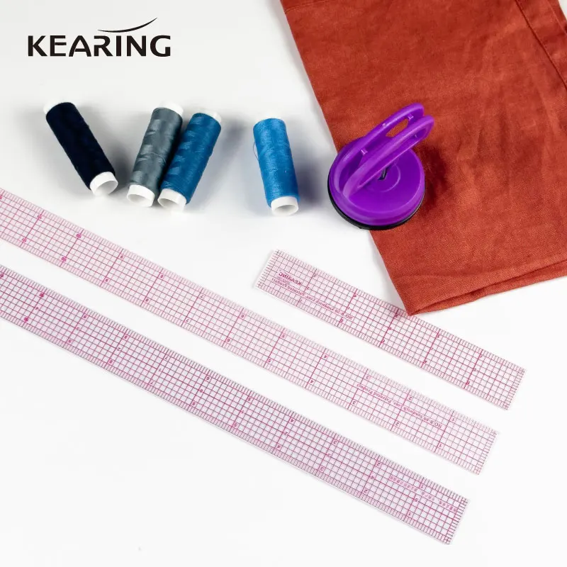 

Kearing Pattern Making Straight Ruler for DIY Tailor Sewing Drawing and Quilting Tools Clothing Patchwork Measuring Ruler