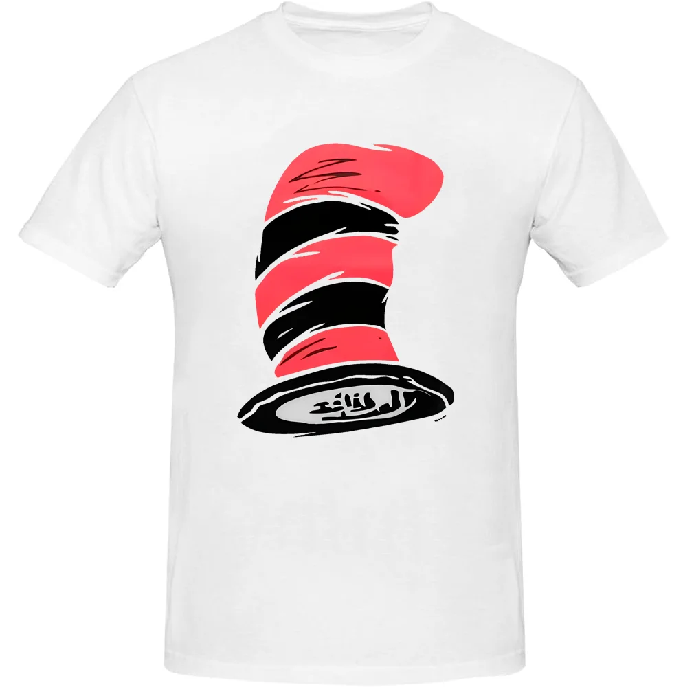 Dr. Seuss Cat in the Hat Big Hat Black Men's T-Shirt