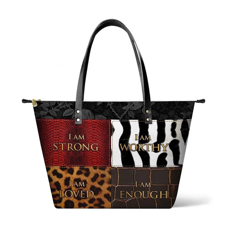 

Handbags for woman Shoulder Bag African Girl Printing Canvas Tote Bag Large Capacity Portable Shopping Handbag for Work Travel