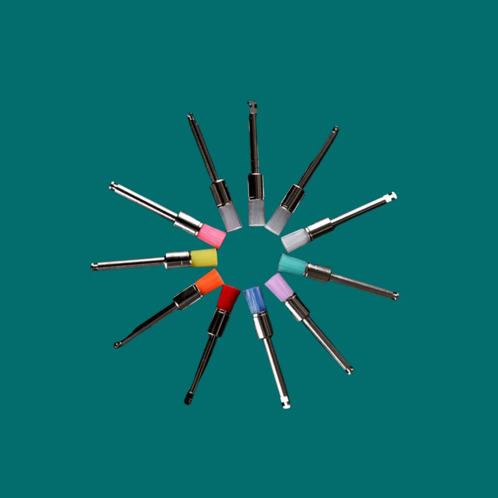 

Disposable Flat Head Prophy Brush Dental Nylon Polishing for Teeth Whitening, Dental Clinic Consumables Material