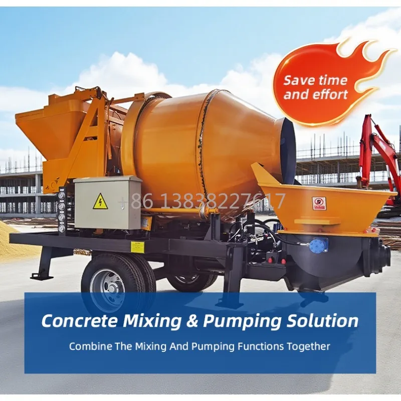Small Truck Mounted Concrete Mixer Pump | 4-6x Efficiency Boost vs Traditional Mixers