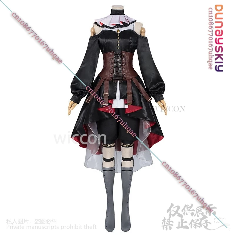 เกมอนิเมะ บัง ดรีม! คอสเพลย์ Misumi Uika เครื่องแต่งกาย It's MyGO!!!!! สไตล์โกธิคโลลิต้าชุดวิกผมสําหรับสาวผู้หญิงCosที่กําหนดเอง