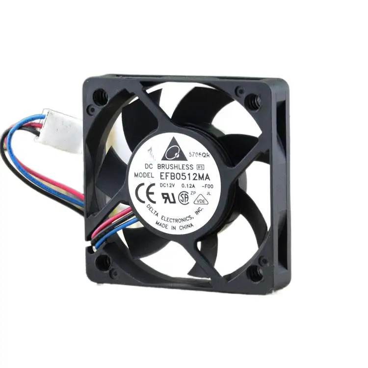 

Delta 5010 5cm EFB0512MA DC:12V 0.12A Three Inverter Speed Cooling Fan