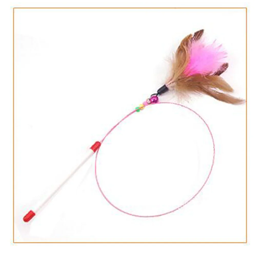

2Pcs Cat Interactive Fish Teaser Poles Fishing Sticks Fun Kitten Exercise Play Funny Cat Toy Teaser Cats Products