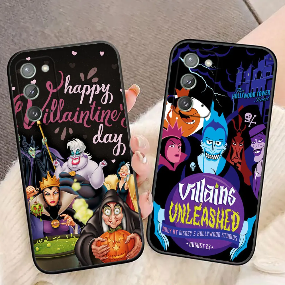 Disney Villain Queen Phone Case For Samsung Galaxy A02S A03S A04E A05S A10E A10S A50 A70 M23 M53 NOTE 10 20 Silicone Case Funda