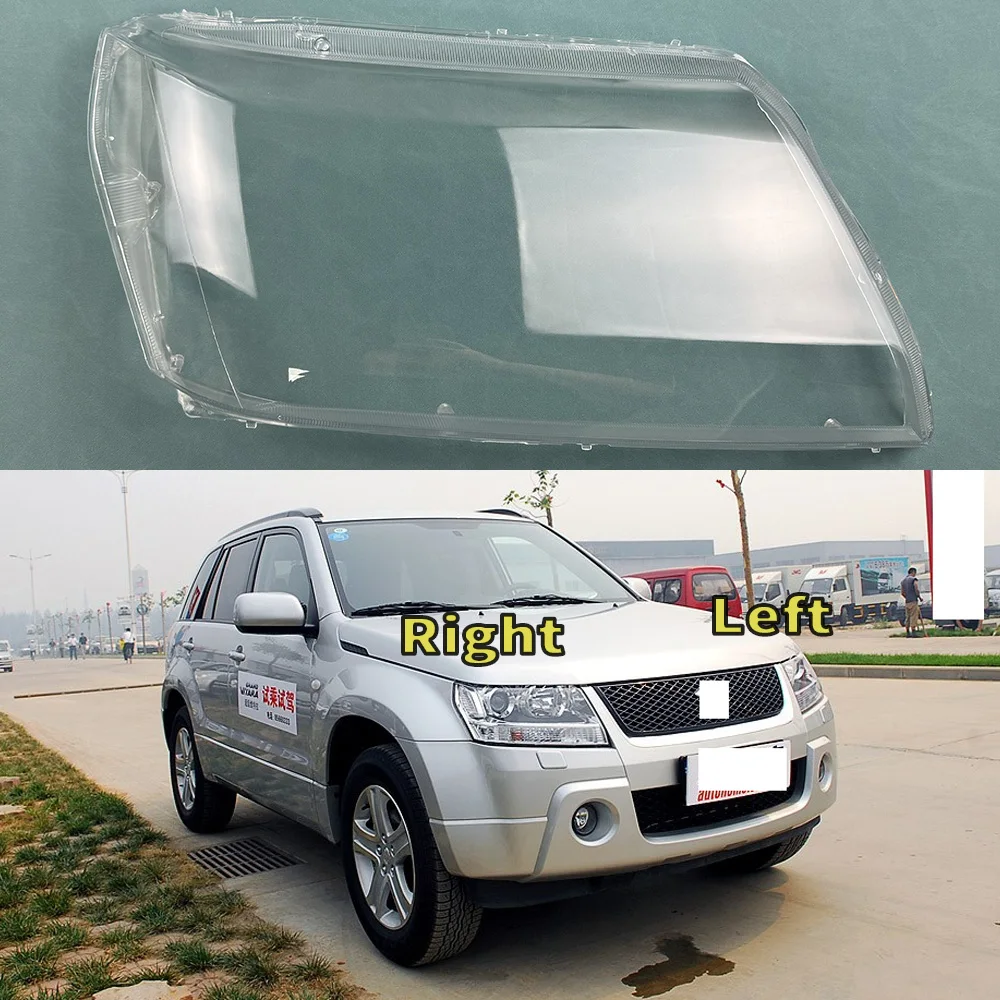 

Left Right Headlight Cover Compatible For Suzuki Grand Vitara 2007-2013 Headlight Headlamp Cover Lens Lampshades Clear Shell