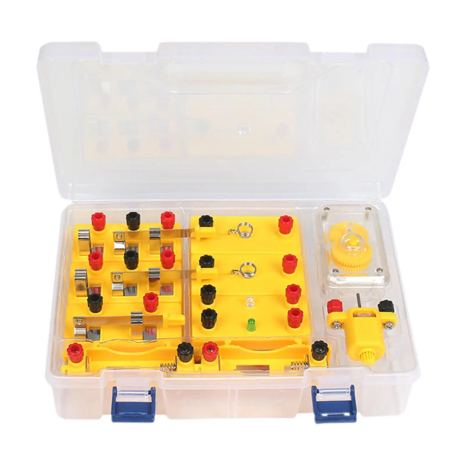 

Electricity Experiment Kit Building Circuits with Storage Case DIY Projects Learning Experiment Box Physics Science Learning Kit
