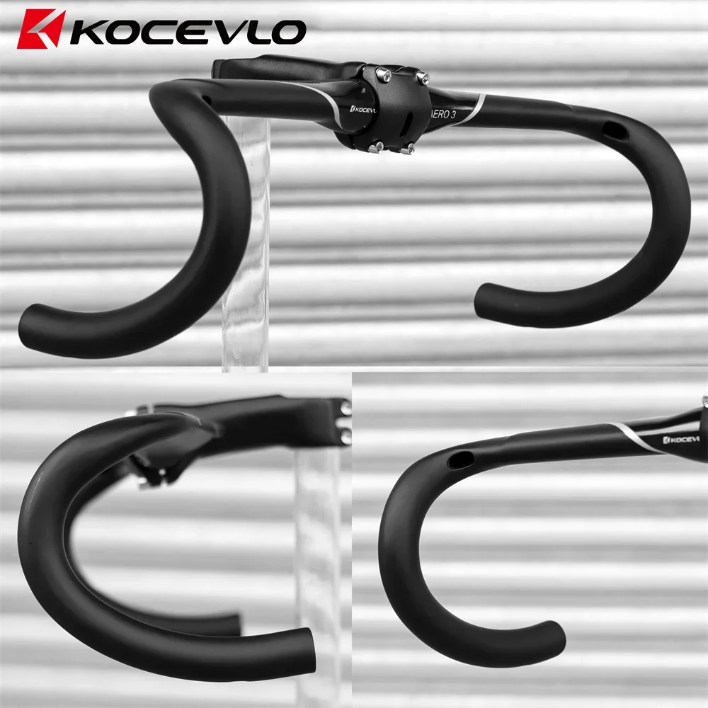 KOCEVLO AERO 3 Road Carbon Handlebar 360/380/400/420mm UD Matt