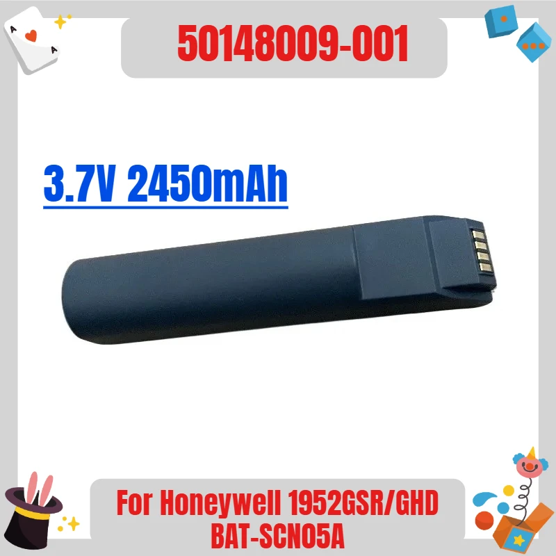 

For Honeywell 1952GSR/GHD BAT-SCN05A Rechargeable Lithium Battery 50148009-001