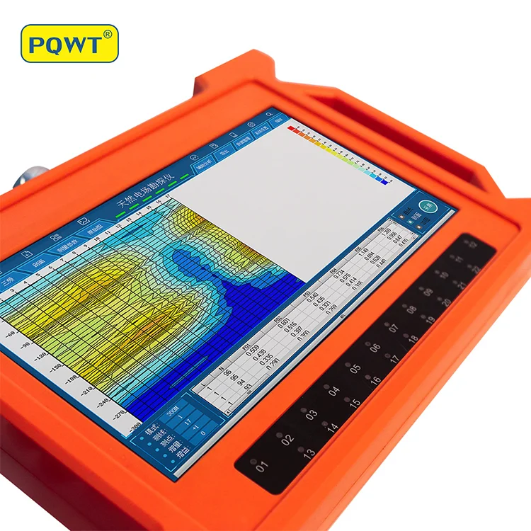 PQWT GT300A Multi Channels Geophysics Equipment Agua Borehole Water Detector Underground Finder