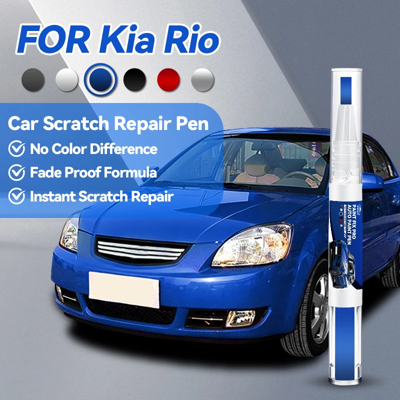 

Специализированный карандаш для ремонта краски автомобилей KIA Rio 2000-2025 JB DC UB YB, средство для удаления царапин, аксессуары для авто, черный W