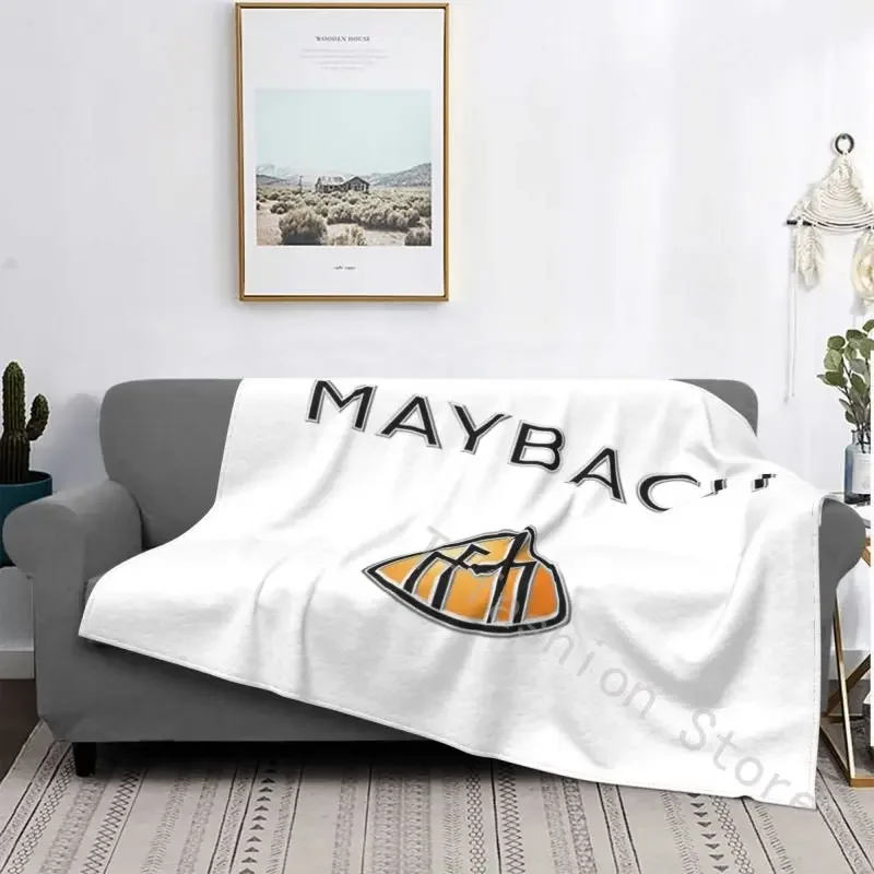 60x80 Inch Maybachs Home Textile Luxury Adult Gift Warm Lightweight Blanket Printed Soft Thermal Blanket Boy Girl Blanket