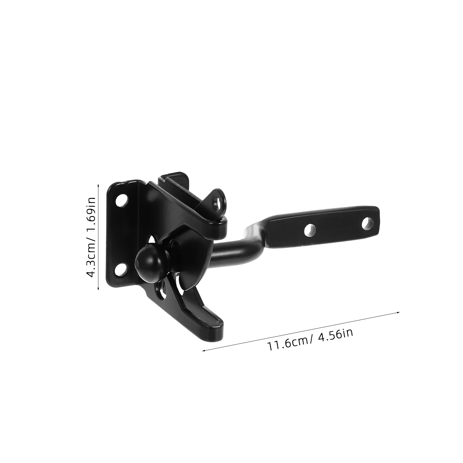 Сверхмощная защелка для забора, самоблокирующаяся пружинная кабельная тяга для наружных деревянных металлических садовых ворот, бассейна, курятника