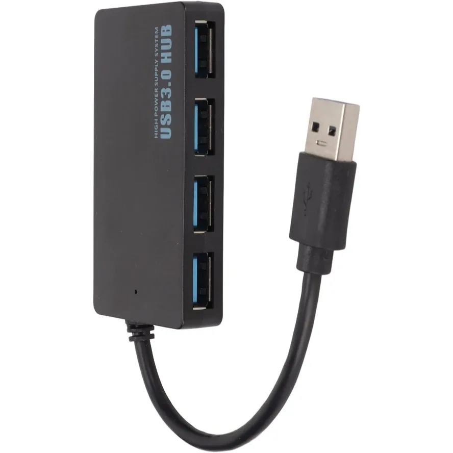 LccKaa USB-концентратор USB 3.0 4-портовый концентратор типа C Высокоскоростной кабель-конвертер для передачи данных Адаптер с поддержкой нескольких систем Plug and Play USB-адаптер