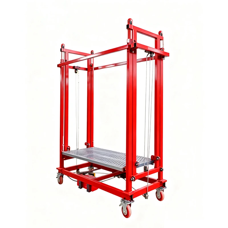 Wholesale electric scaffolding lift, mobile electric scaffolding, electric scaffolding with remote control