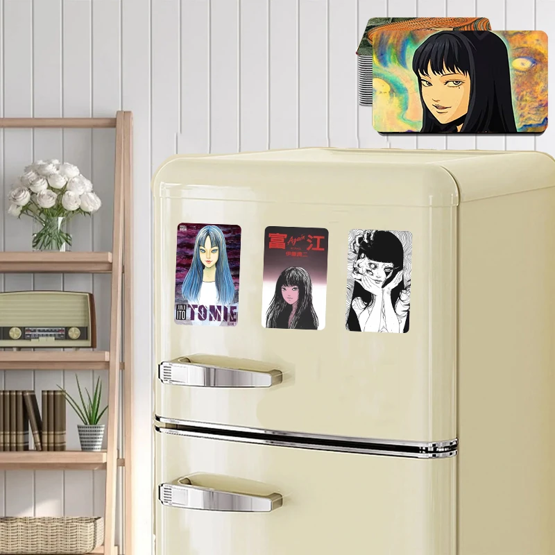 Excellent Quality Japanese Manga Artist Horror Cartoon refrigerator magnet, suitable for home kitchen, refrigerator wall door