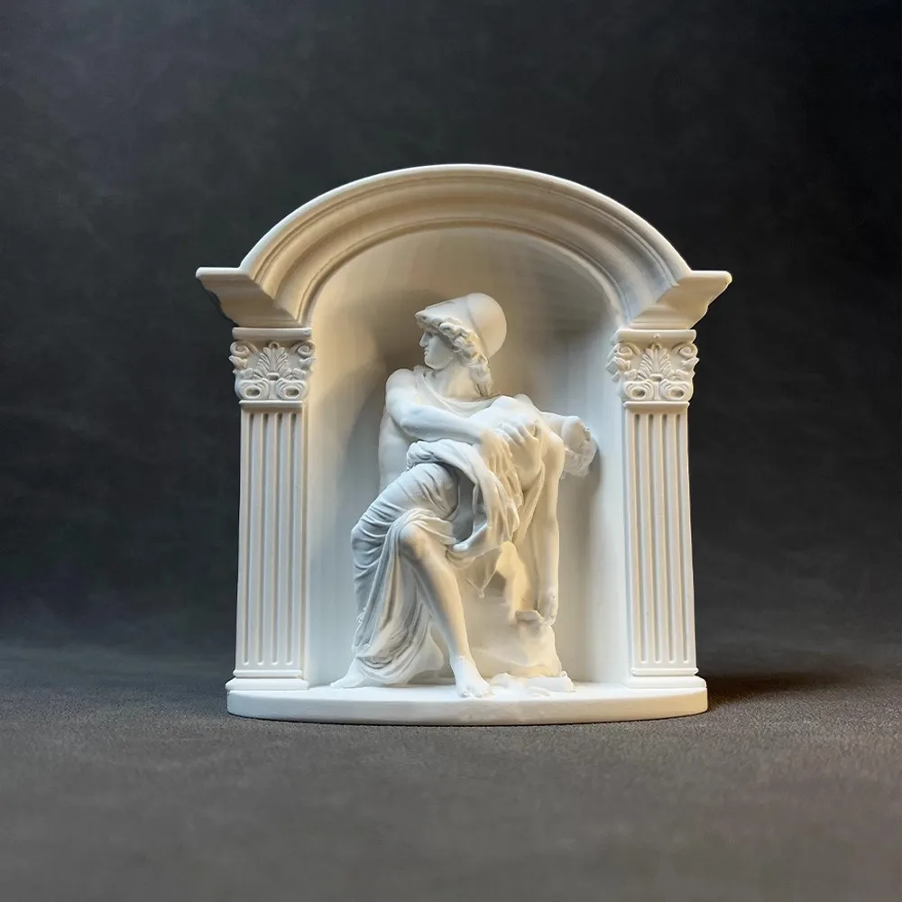 

Retro Sculpture Art Commercial Figurine Decor Plaster Statue Desktop Atmosphere Ornament Home Luxury Decorations Holiday Gift