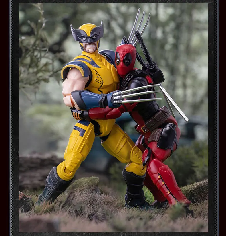 Blokees Deadpool 3 Wolverine Action Figures Spider-Man Movie Version Deadpool & Friend Series Collections Figures Adult Gift