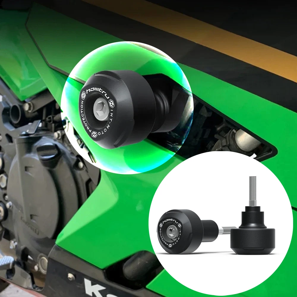 

Motorcycle Crash Bobbins Protector Slider Falling Protection Engine Frame Crash Pad For Kawasaki ZX-6R ZX6R 2019-2023