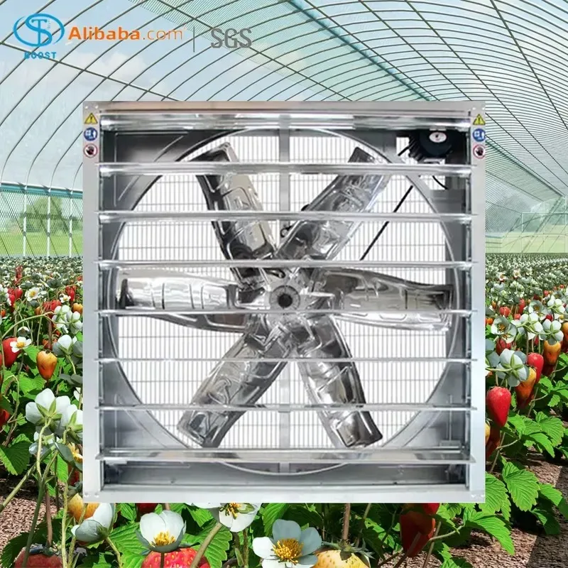 multi-size Industrial Wall Mining Exhaust Fan Greenhouse Poultry Farm Cooling Fan Square Box Ventilation Fan for Pig