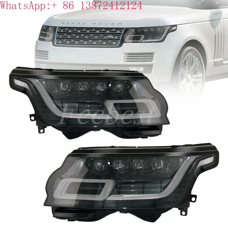 

LED Headlight 4Lens Front Head Lamp Light Directly Upgrade No Bodykit for Range Rover Vogue L405 2013 2014 2016 2017