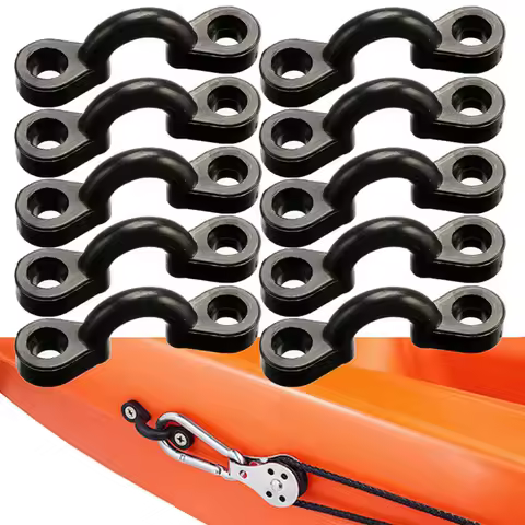 10/20-piece nylon kayak rigging kit, bungee deck sling fasteners, with a screw, suitable for boat kayak deck rigging kits.