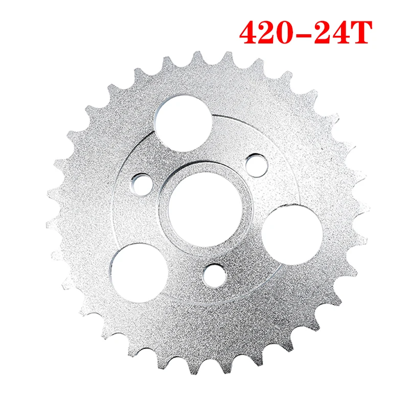 428 420 24T 26T 28T 29T 31T 35T 37T 39T Tooth 30mm Rear Chain Sprocket Gear for Monkey Motorcycle Cross-country Accessories