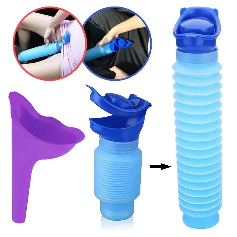 Portable Adult Urinal Outdoor Camping High Quality Travel Urine Car Urination Pee Soft Toilet Urine Help Men Women Toilet Amagi