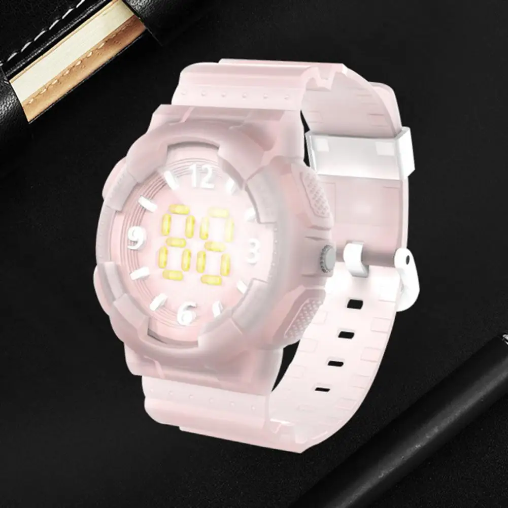 Useful High Brightness Breathable Ergonomic Outdoor Children LED Digital Watch Student Digital Watch Fashion Accessories