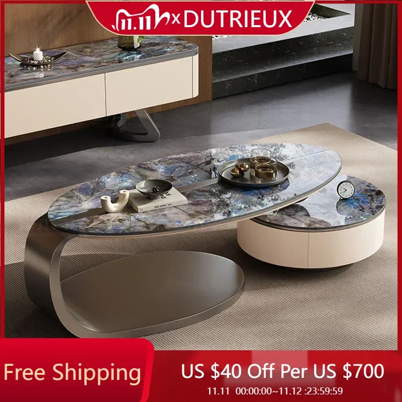 

Simple Japanese Side Table Decoration Luxury Designer Aesthetic Coffee Table Space Saving Couchtisch Living Room Furniture