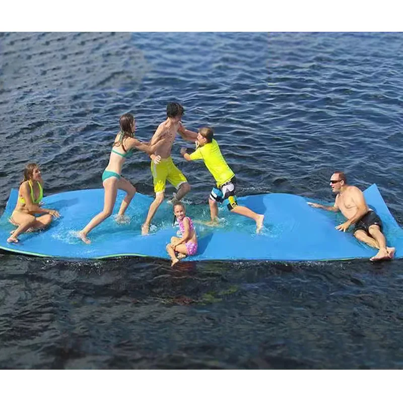Factory Direct Supply Floating Water Mats IXPE Foam Pad Wholesale Supplier Non-Toxic Safe Lightweight  UV-Resistant