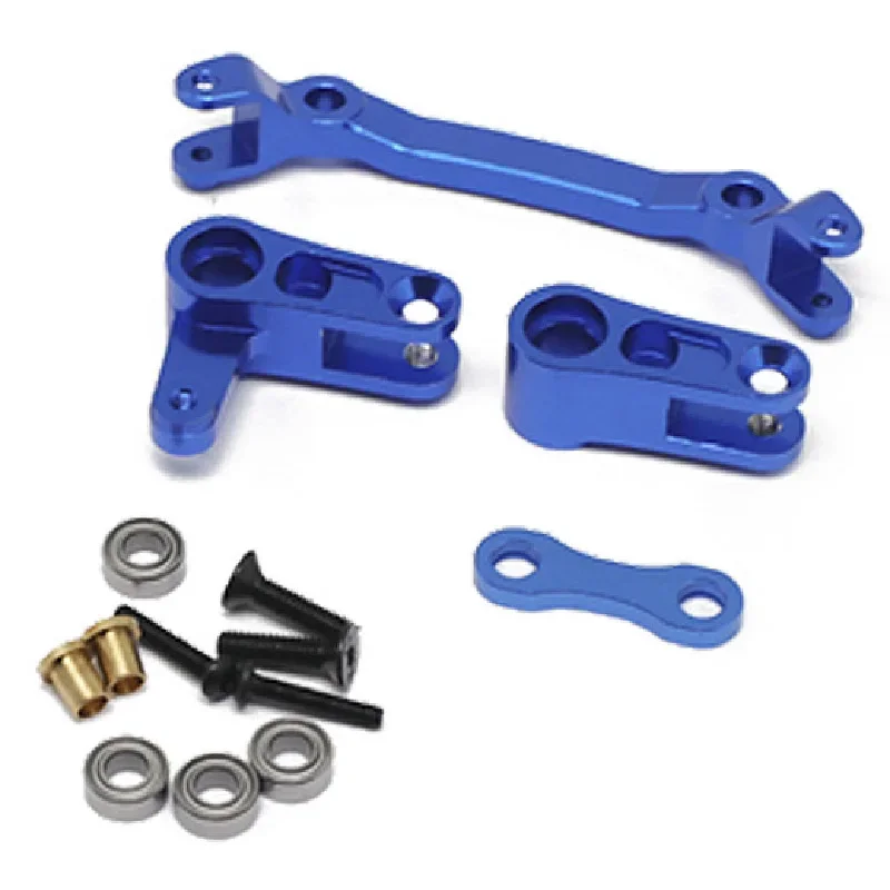 Aluminum Alloy Steering Bellcrank and Steering Link with Ball Bearing for 1/10 Arrma Senton 4X4 Granite 4X4 Typhon 4X4 Big Rock