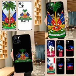 Haiti Haitian Flag Phone Case For iPhone 11 12 13 14 15 16 Pro Max mini Back Cover For iPhone XR X XS Max Plus