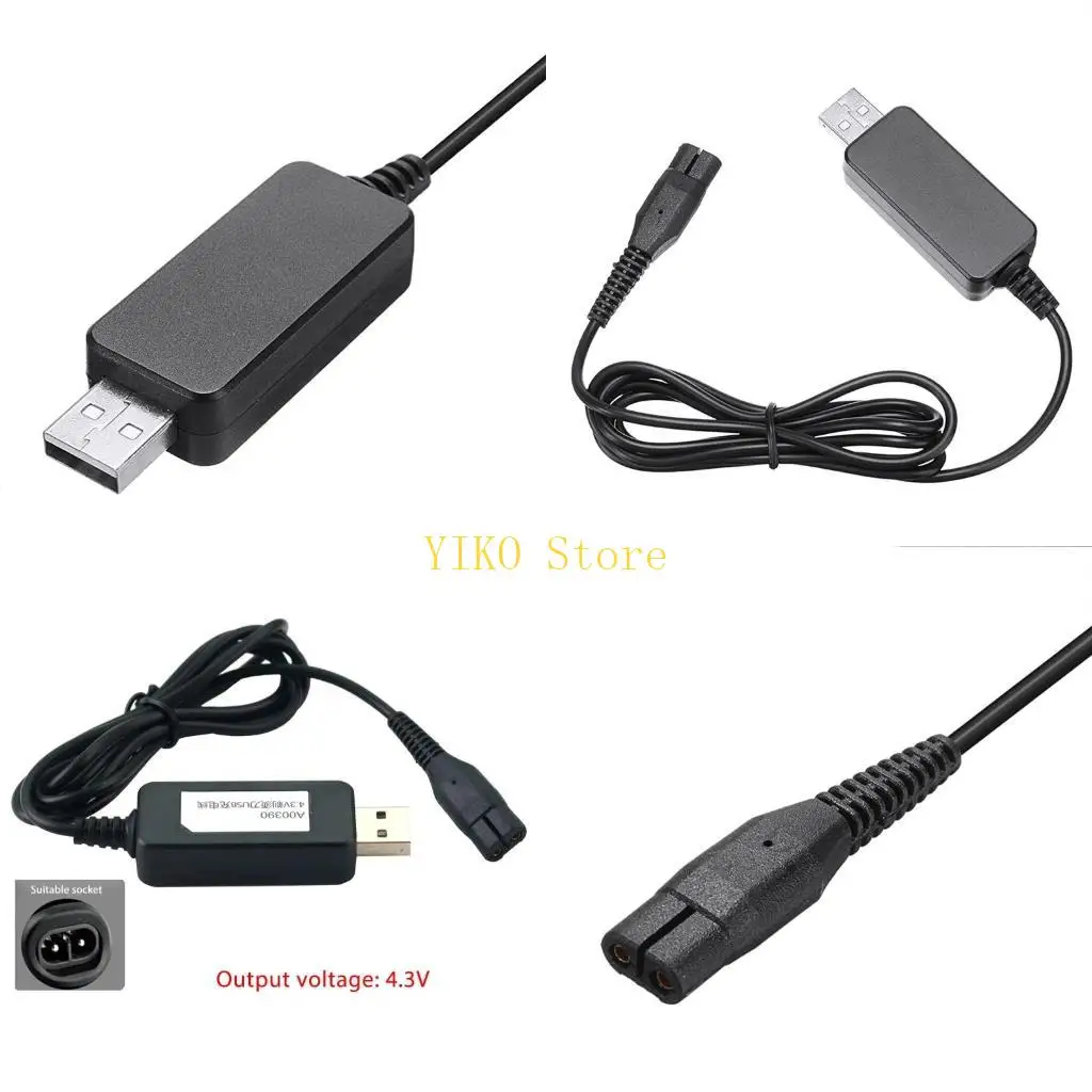 K32C For Shaver Fit YQ318 A00390 QP2520/72 USB Charging Cable 4.3V USB Cord