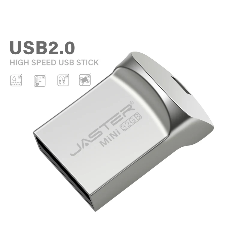 Super Mini USB Flash Drive 128GB Metal Memory Stick 64GB Free Key Chain Pen Drive 32GB Creative Business Gift Pendrive 16GB 8GB