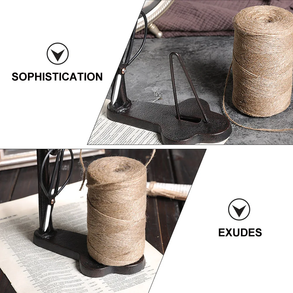 

1Pcs Rope Winder Decoration Vintage Cast Iron Classic Shape Home Office Retro Rope Holder European Style Decor