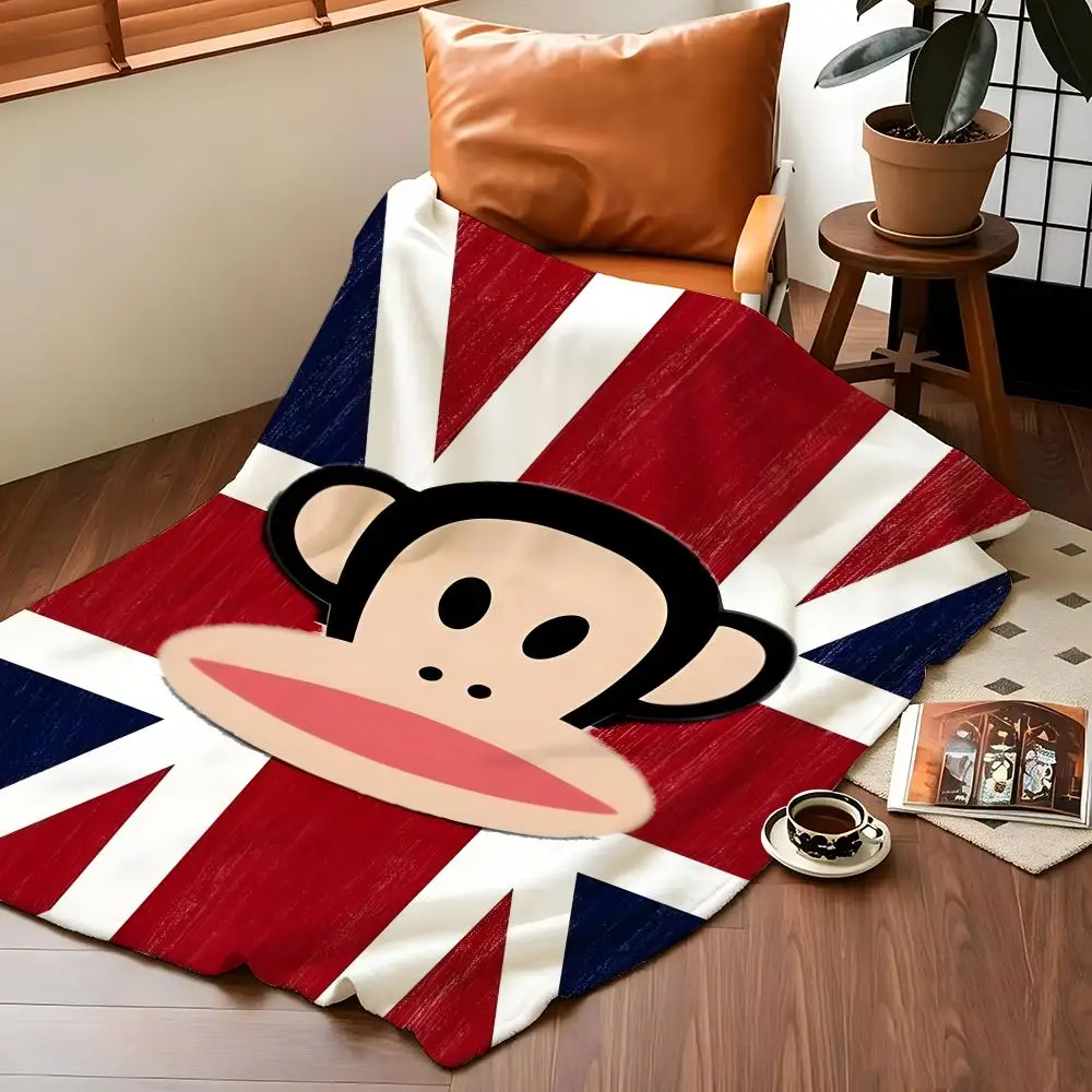 Brand P-Paul F-Frank Throw Flannel Blanket Suitable for Sofas Beds Offices Travel, Camping Chairs