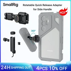 SmallRig Rotatable Quick Release Adapter for Side Handle, Non-step Rotation Compatible with SmallRig Handle 4402/3838/2772 -4610