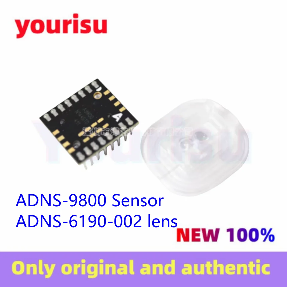 1 set of original ADNS-9800 A9800 mouse sensor ADNS-6190-002 circular lens