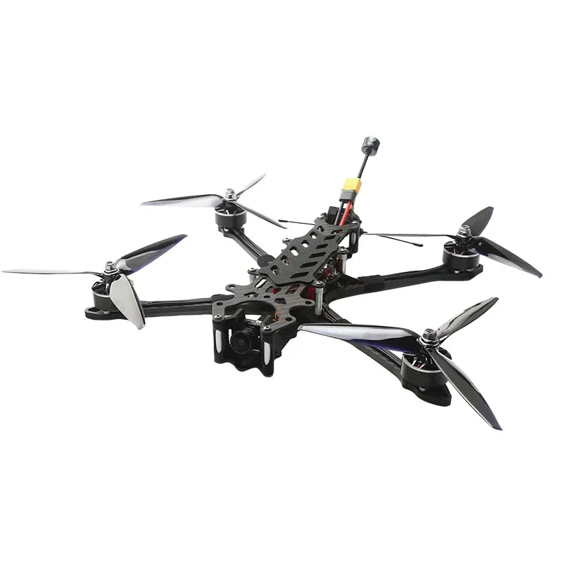 Dron FPV 7-calowy zestaw o dużej wytrzymałości MAK Frame 3KG Ładowność 7KM Zasięg 2,5W FPV Quadcopter Racing Drone Bateria o dużej pojemności Długi