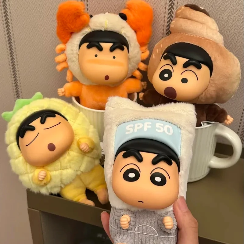 

52 игрушки карандаш Шин Чан праздничная вечеринка слепая коробка виниловый плюшевый кулон модная игрушка кукла загадочная коробка настольное украшение подарок на день рождения